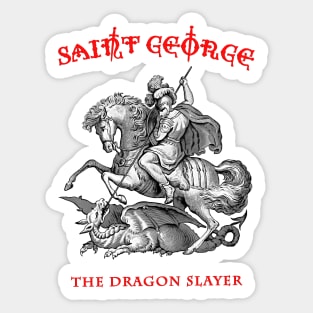 Saint George Dragon Slayer Sticker